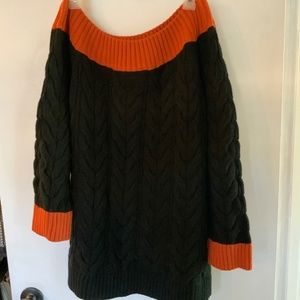 Off shoulder sweater